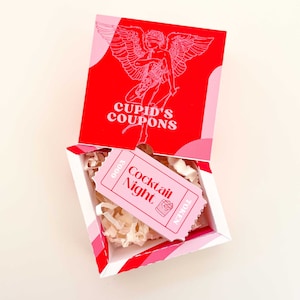 Cupones de amor / Regalos personalizados para el día de San Valentín para él y ella / Regalos para el día de San Valentín para novios y novias / Regalos personalizados para el primer aniversario