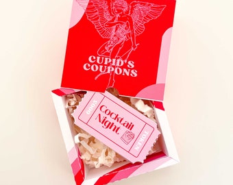 Anniversary Gift for Him, Love Coupons for Boyfriend, Date Night Coupon Book, Indoor Date Ideas for Couples