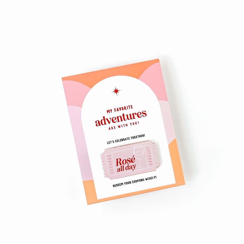 Carnet de coupons anniversaire Bestie, cadeau personnalisé pour elle image 2
