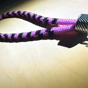Beaded keychain wristlet