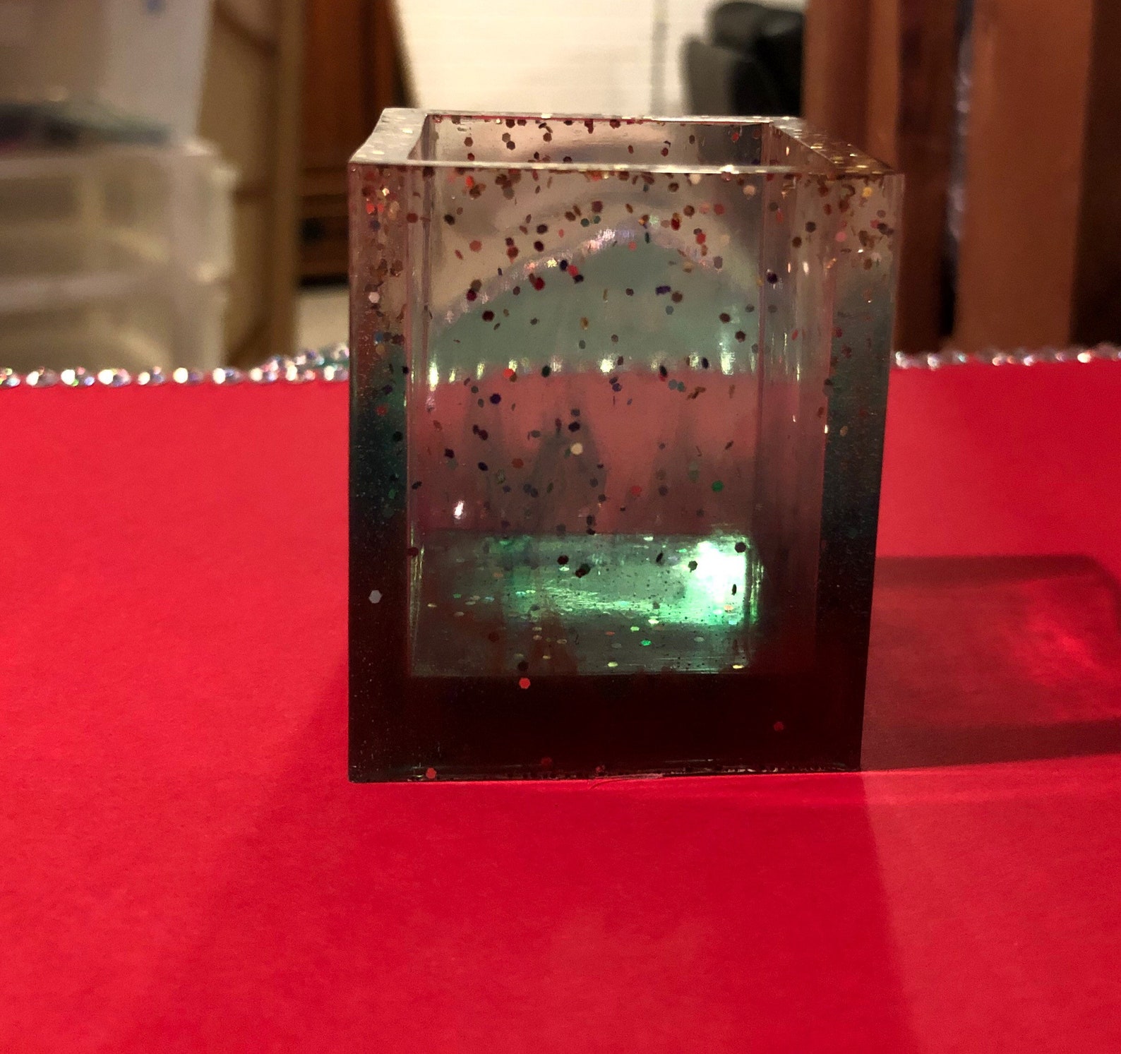 Handmade Resin Office Supply Holders Etsy