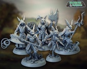 Harengon Miniature 32mm 28mm, Rabbit Folk, D D, The Wild Beyond the Witchlight, Pathfinder, Wargames, Feywild, RPG, Broken Anvil