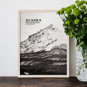 Alaska Poster Alaska Print Alaska Wall Art Alaska Photography Alaska ...