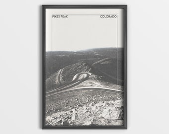 Pikes Peak Poster - Colorado Poster - Pikes Peak, CO