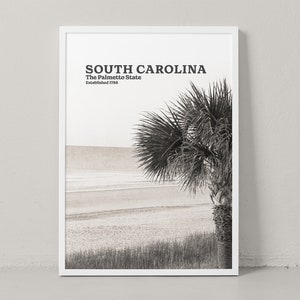 South Carolina Poster - South Carolina Print - South Carolina Wall Art - South Carolina Photography - South Carolina Travel Poster