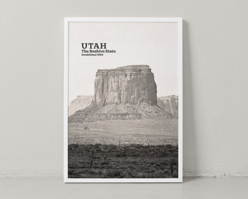 Utah Poster Utah Print Utah Wall Art Utah Photography Etsy