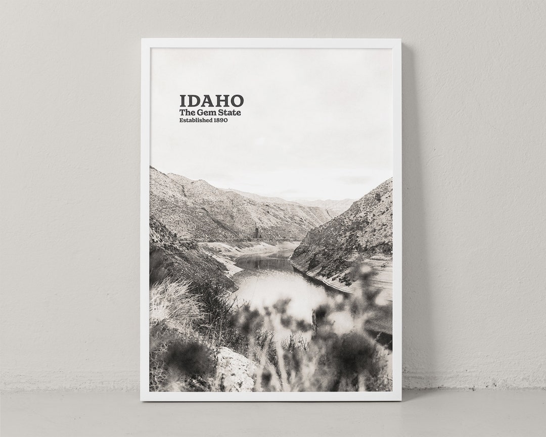 Idaho Poster - Idaho Print - Idaho Wall Art - Idaho Photography - Idaho ...