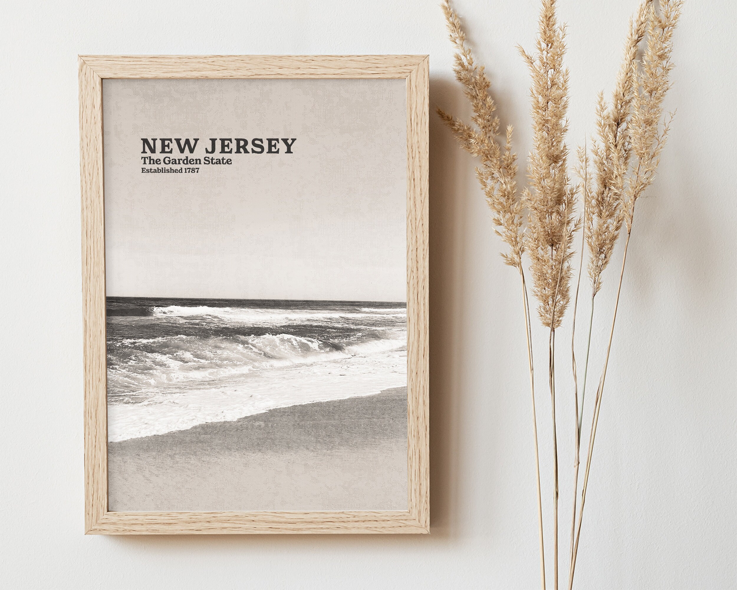 New Jersey Poster New Jersey Print New Jersey Wall Art - Etsy