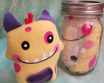 monster doll with teeth