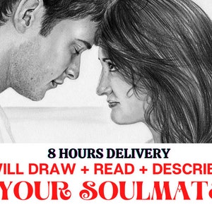 SAME DAY Psychic Soulmate Reading, Drawing & Description, Love Tarot Reading, Soulmate Drawing, I will draw your future husband