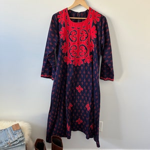 Vintage Handmade Patchwork Dress