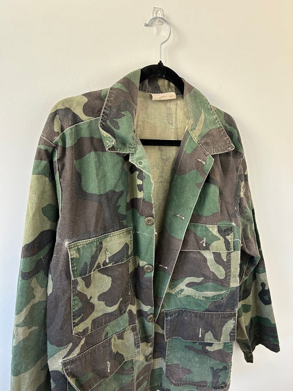 Vintage Camo Military Jacket - image 3