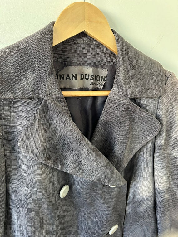 Vintage Reworked Nan Duskin Cropped Dyed Blazer D… - image 3