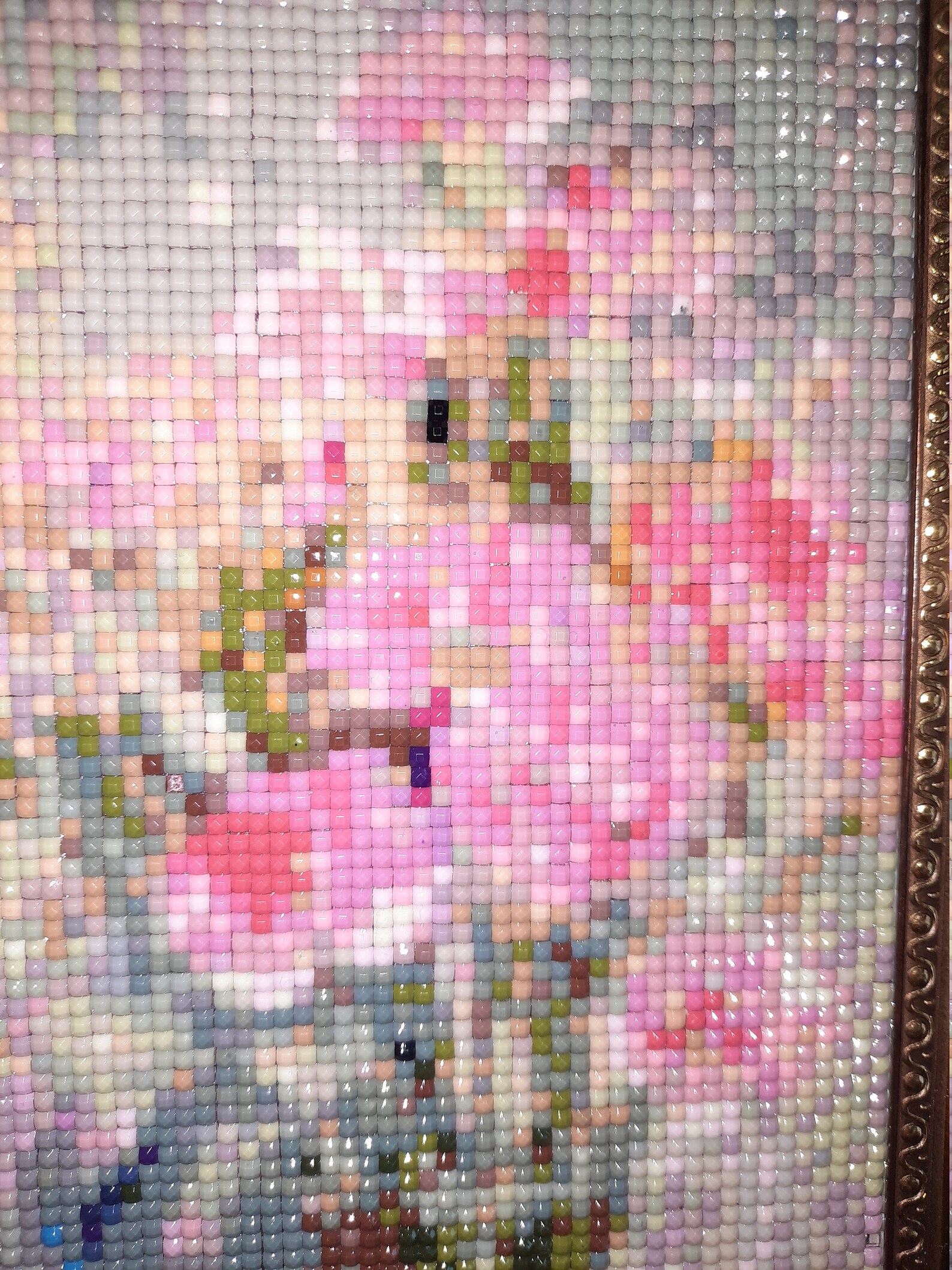 Finished Diamond Paintingfinished Mosaic Paintingdiamond Etsy