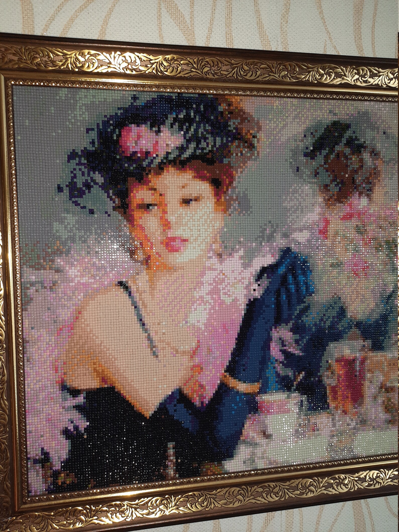 Finished Diamond Paintingfinished Mosaic Paintingdiamond Etsy