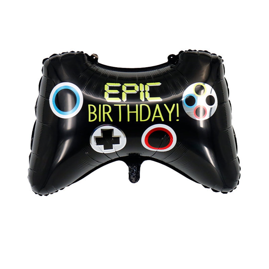 Gaming Controller Shape Balloon Video Game Esports Mylar Foil Balloon