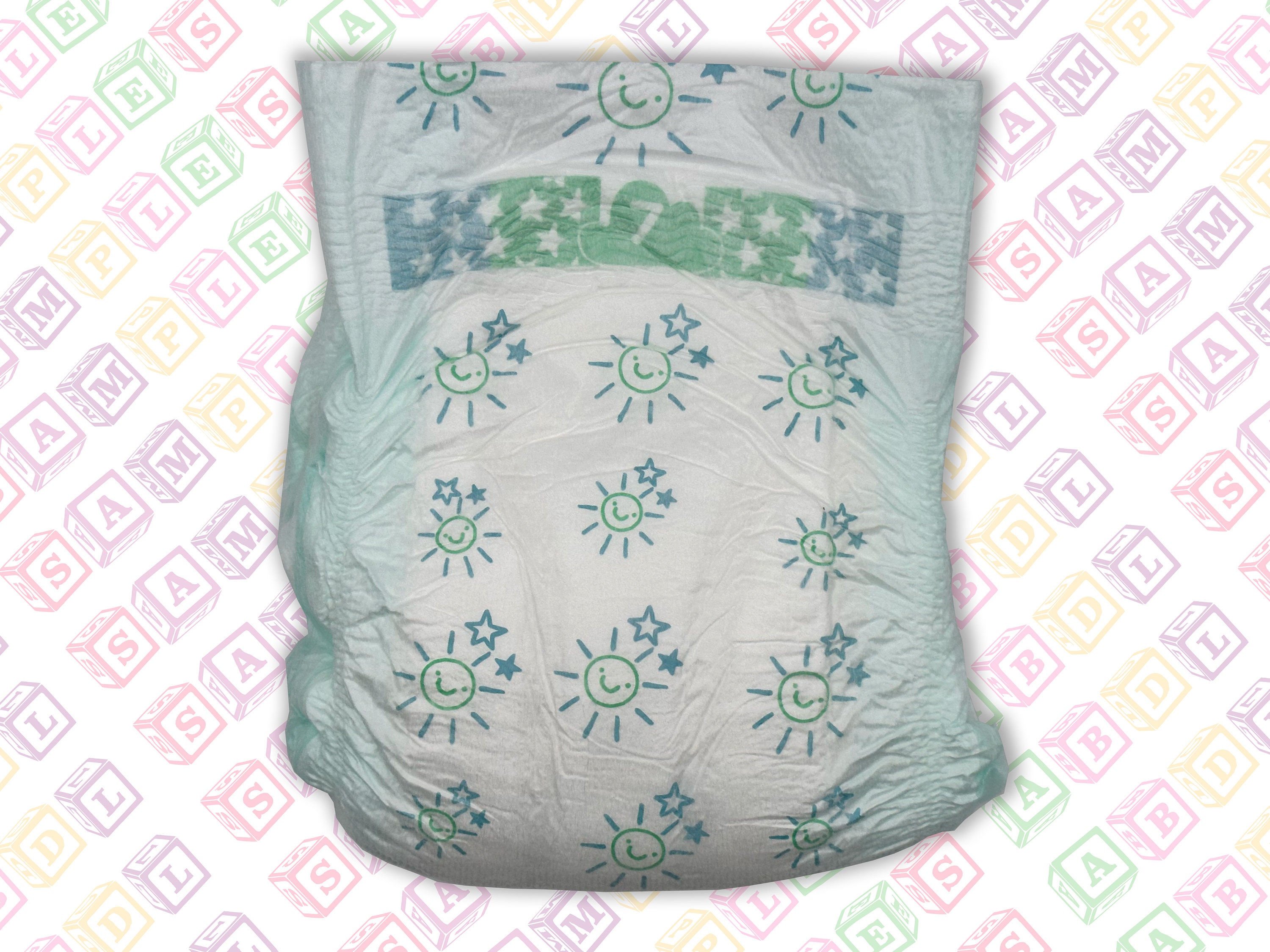 Customz Fred & Flo Suns and Stars ABDL Adult Baby Diaper Nappy Etsy