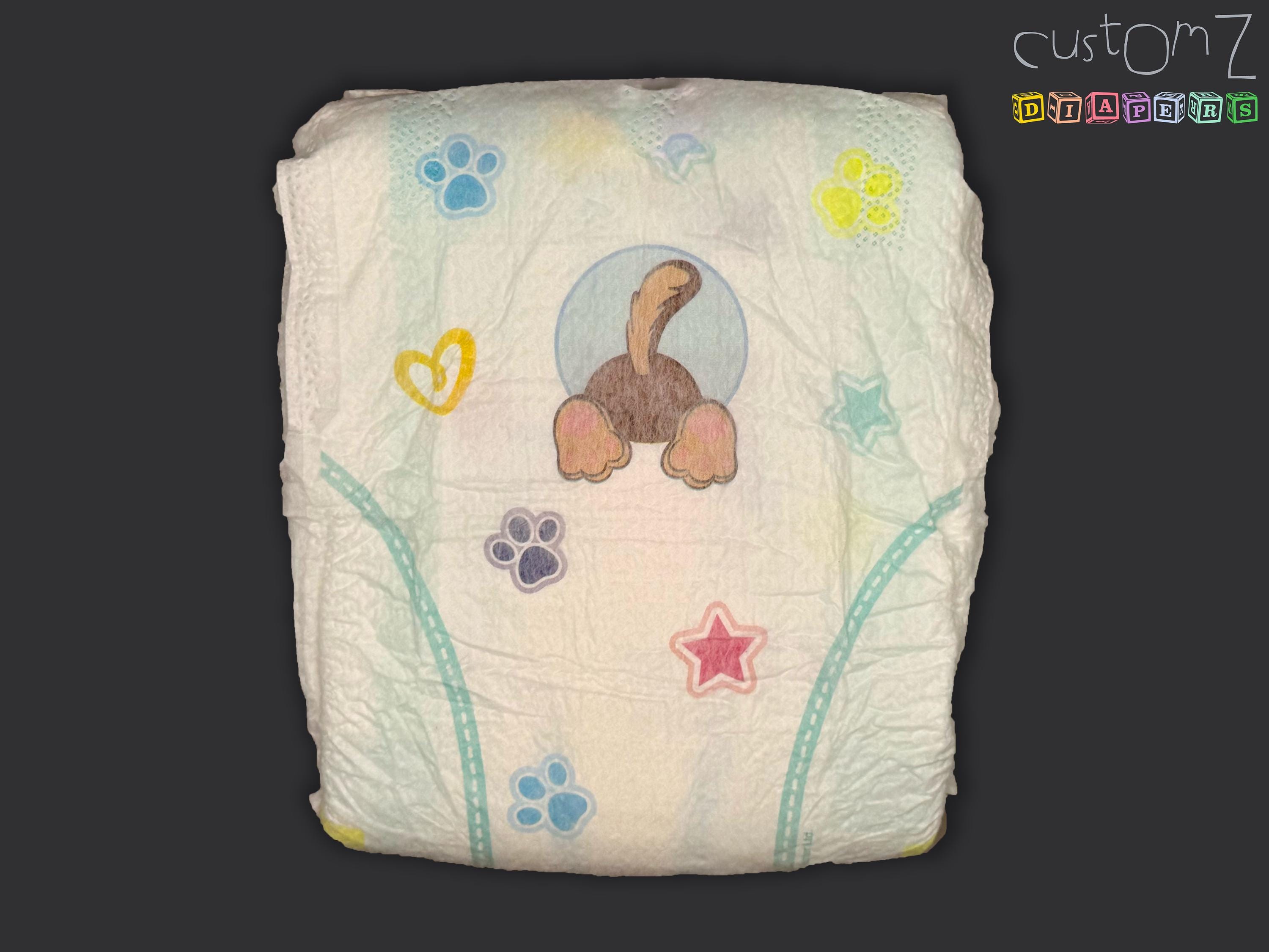 Customz Police Pup ABDL Adult Baby Diaper Nappy - 1 X Nappy - Etsy