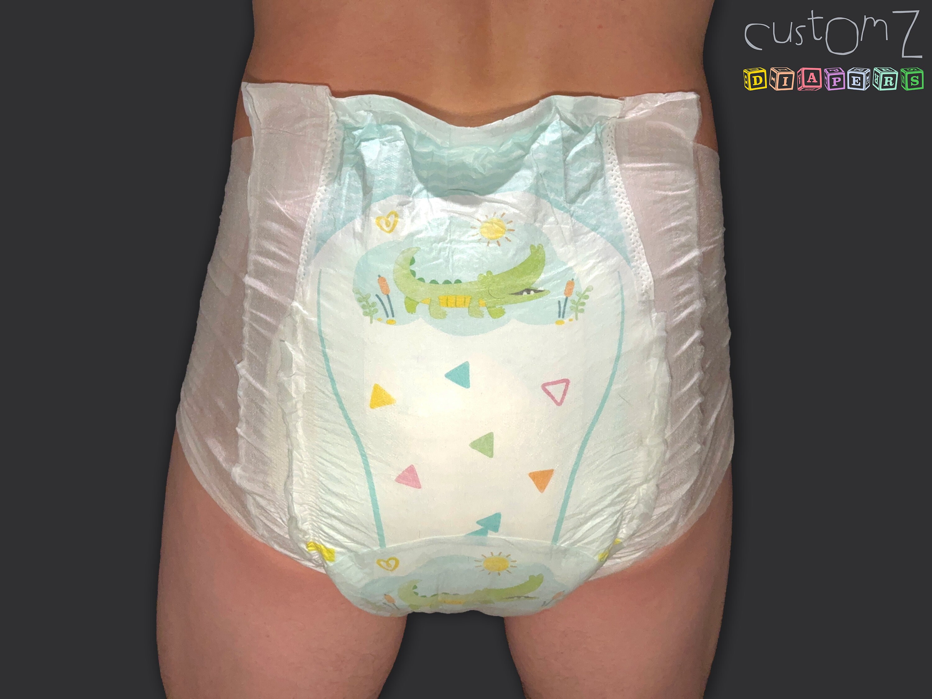 Nappy R Customz Cosy Croc ABDL Adult Baby Diaper Nappy 1 X Nappy - Etsy