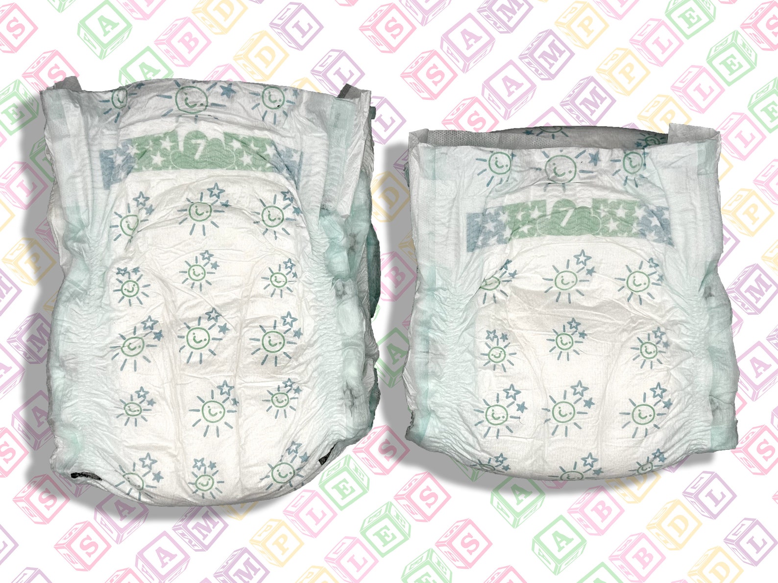 Customz Fred & Flo Suns and Stars ABDL Adult Baby Diaper Nappy Etsy