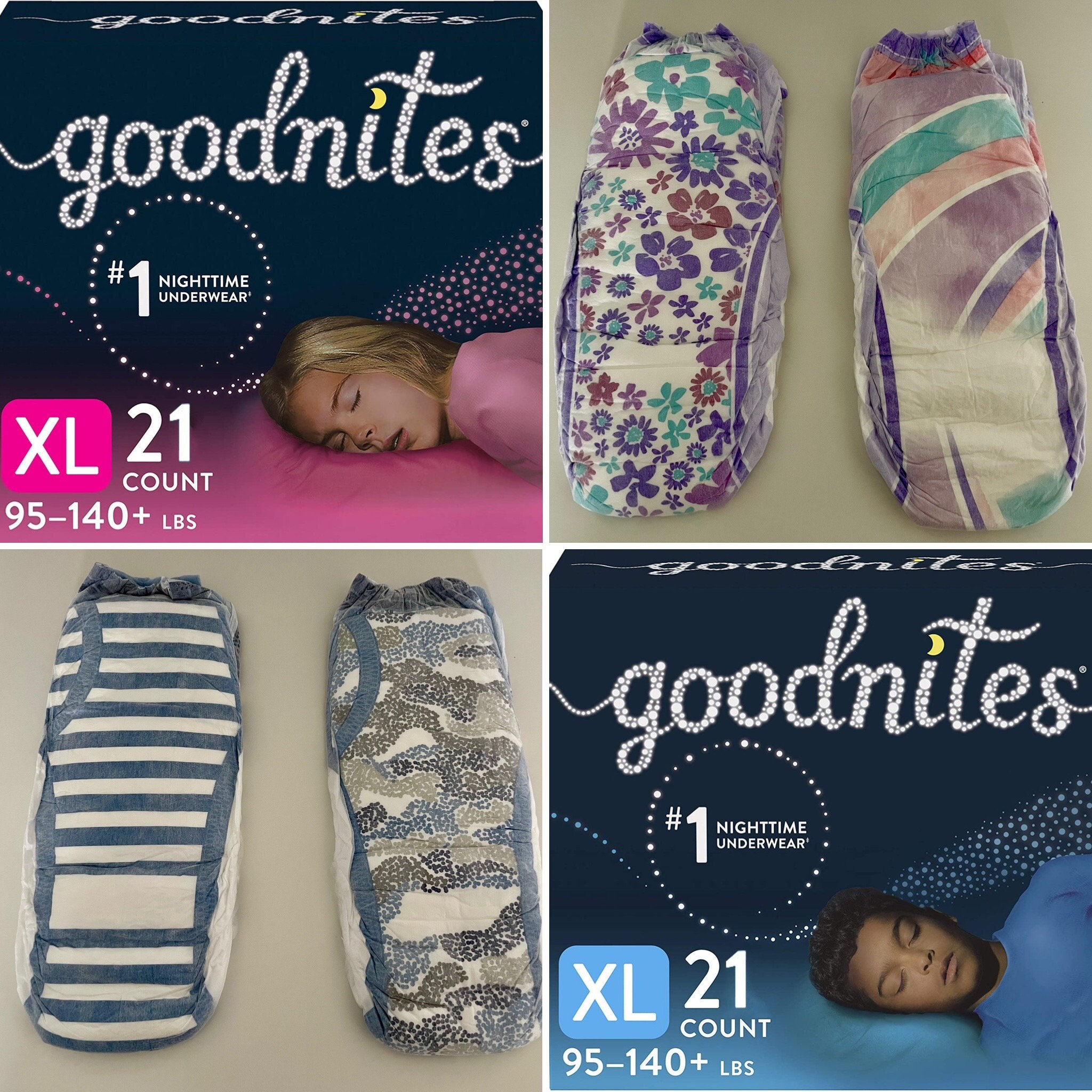 New US Goodnites XL Boys & Girls Bedwetting Underwear Pyjama Etsy UK