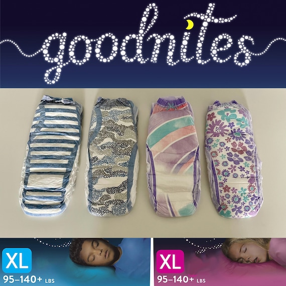 New US Goodnites XL Boys & Girls Bedwetting Underwear Pyjama Etsy UK