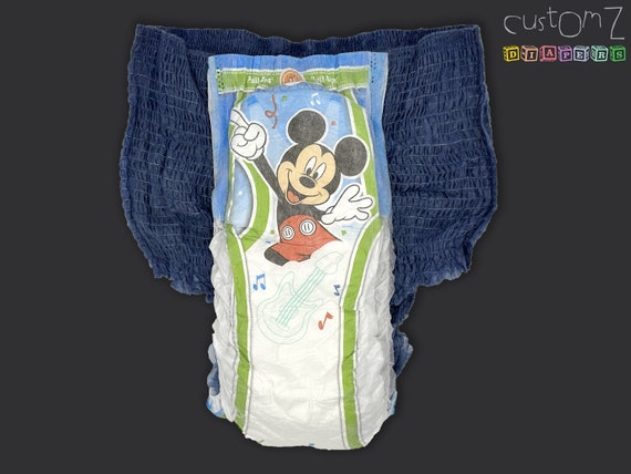 Customz Mr Mouse ABDL Adult Baby Pull up Diaper 1 X Pull up Nappy