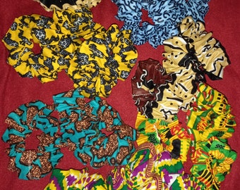 Set of four Charity Scrunchies / Hair Ties / Bobbles / Hair Elastics / HLMT