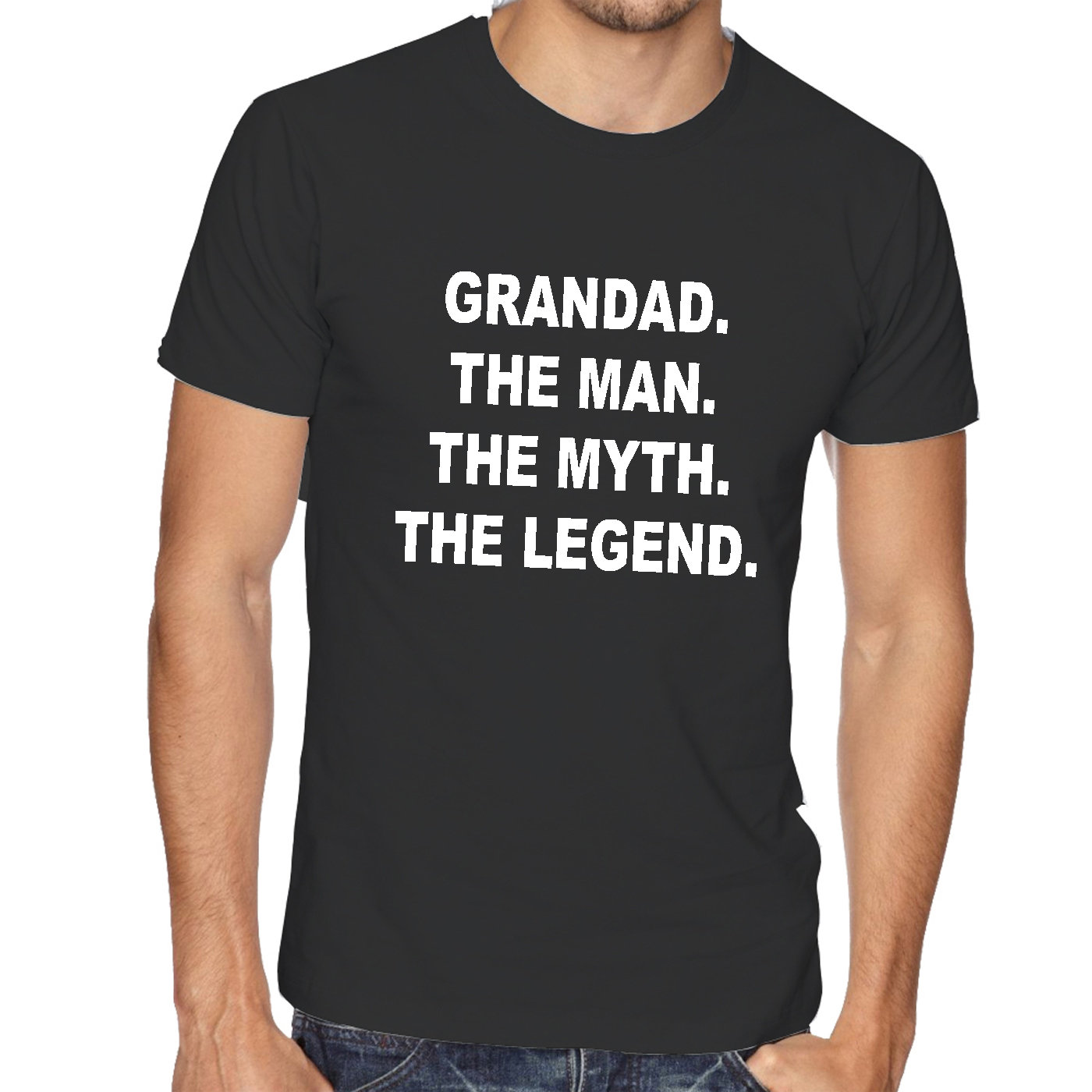 Grandad Tshirt T shirt Tshirt Tee Shirt the man the myth the Etsy