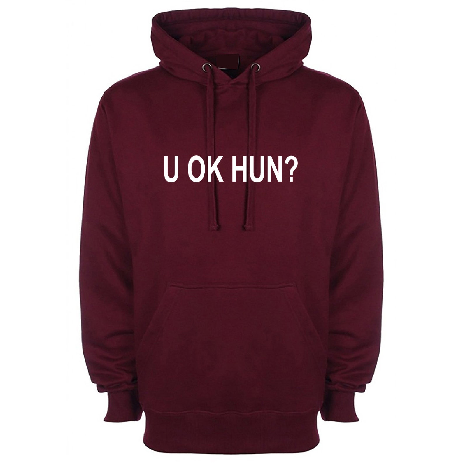 U OK Hun Hoodie Hoody Hood Hooded Funny Joke Sarcastic Etsy