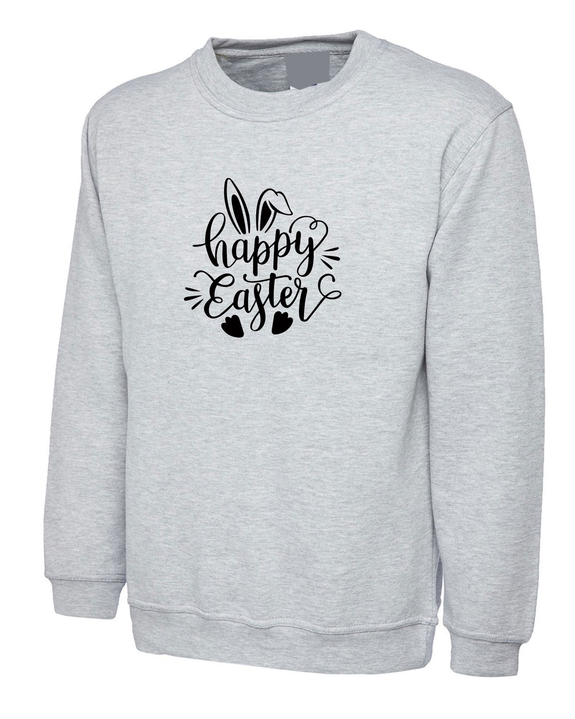 Happy Easter Sweatshirt Jumper Sweater Shirt Easter Design Etsy