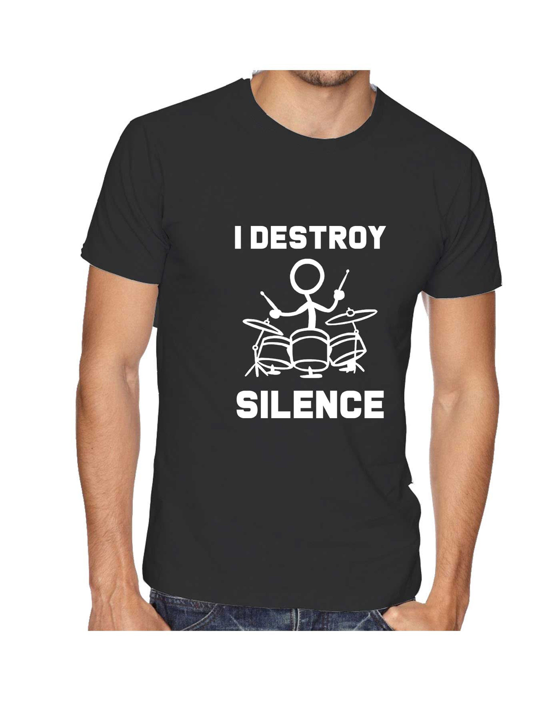 I Destroy Silence Tshirt T shirt T-shirt Tee Shirt Gift for | Etsy