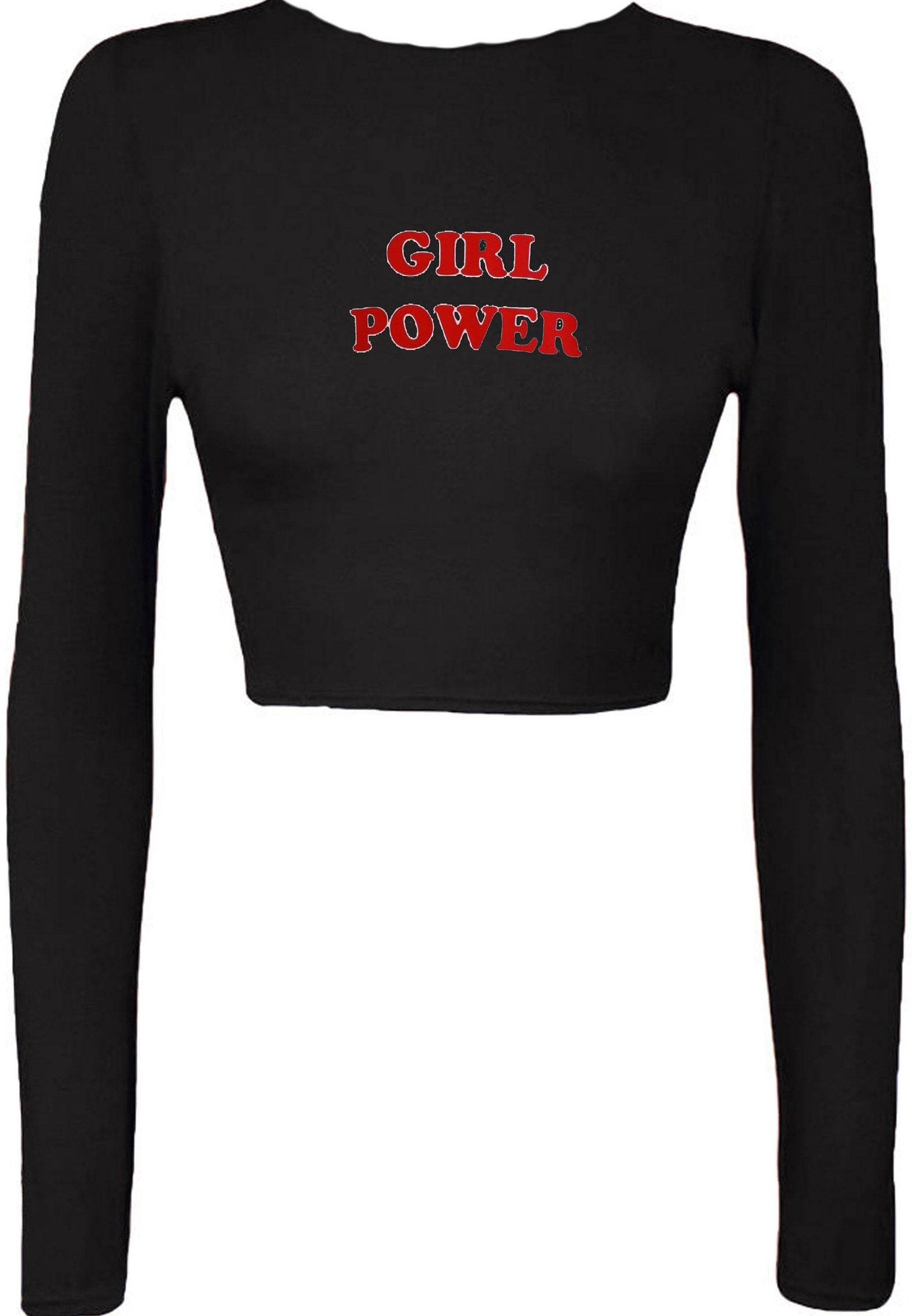 Girl Power Crop Tops Croptop Croptop Girl Squad Christmas Etsy