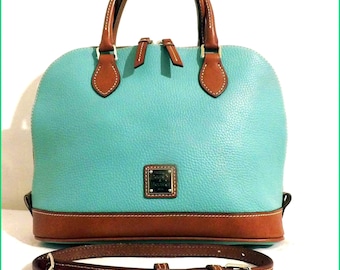 Nwot Dooney & Bourke Zip Zip Italian Leather Satchel Bag Purse