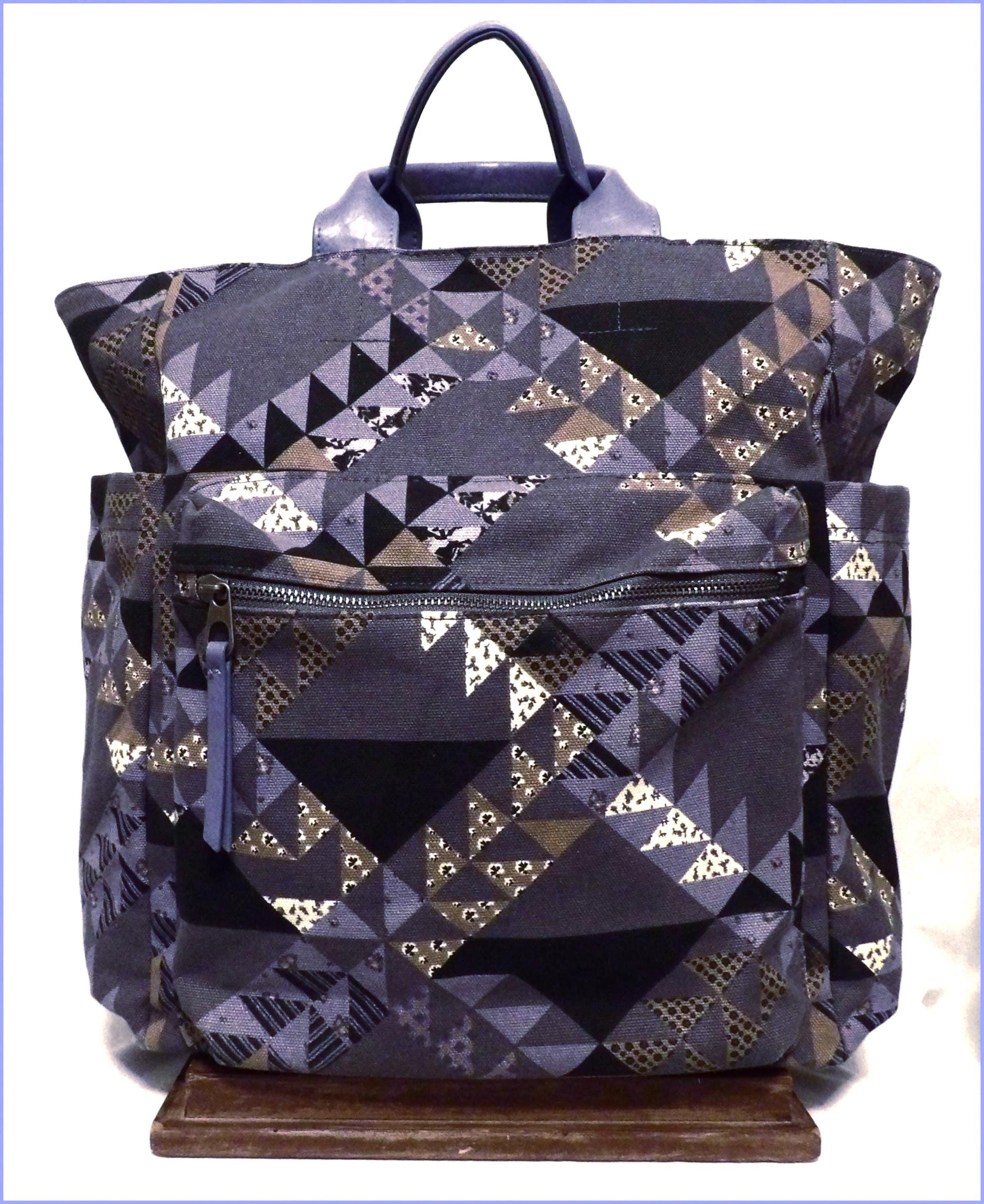 CC Boutique Brown Geometric Backpack with Matching Wristlet The Harriet Shoulder Bag: An Essential Bag with Modern Charm  main image 2