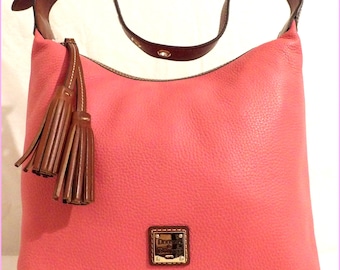 Dooney & Bourke Pebble Grain Paige Sac Hobo Bag Purse