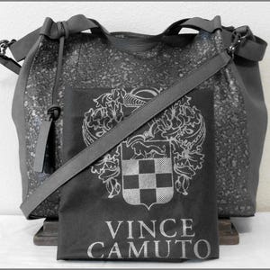 Vince Camuto Alora Leather Satchel Purse