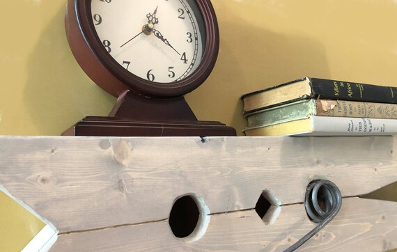 Rustic Farmhouse Clothespin Shelf A Unique Home Decor Piece Etsy UK