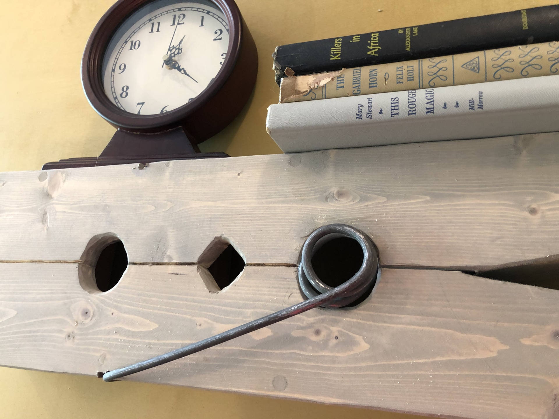 Rustic Farmhouse Clothespin Shelf A Unique Home Decor Piece Etsy
