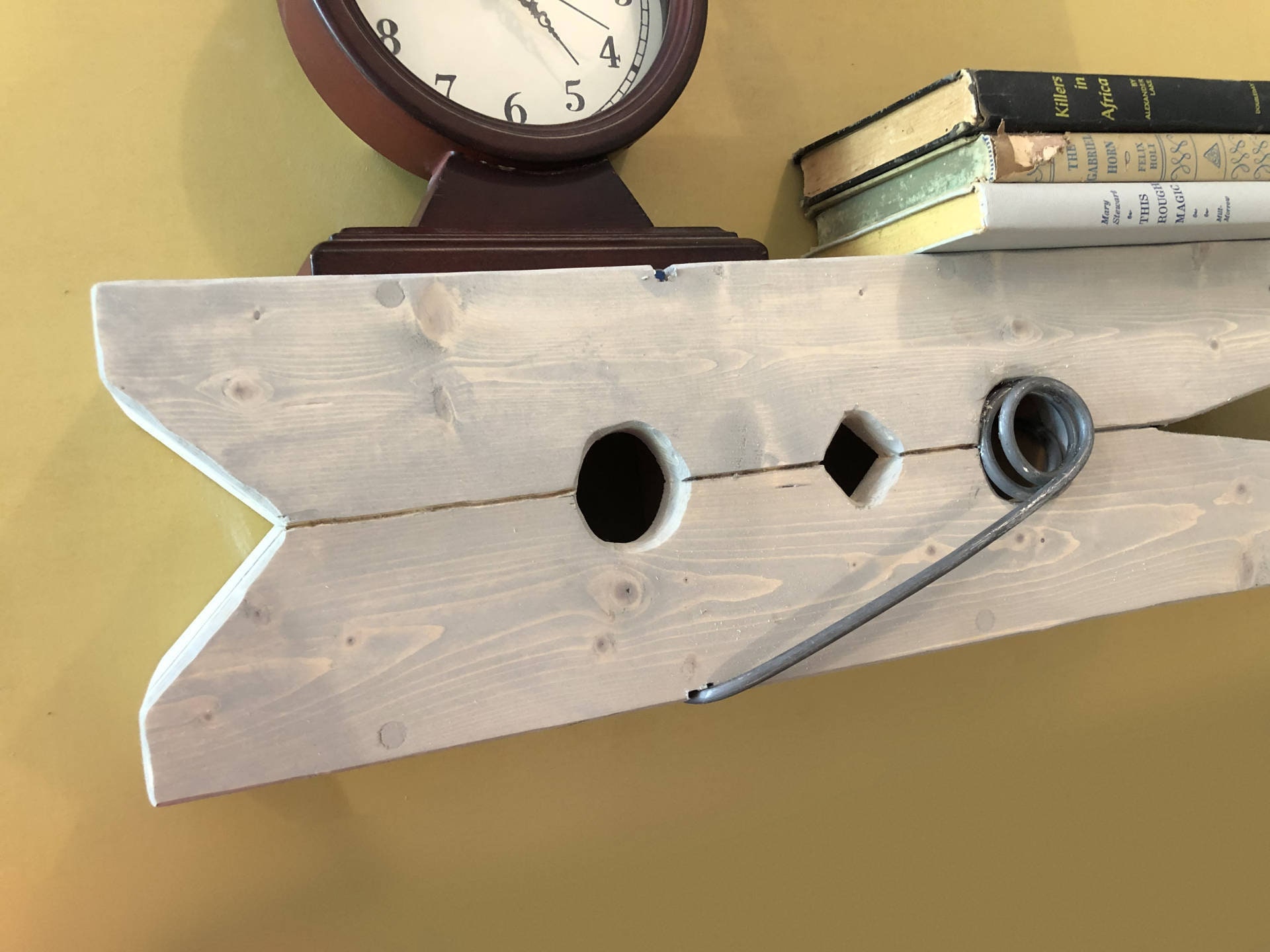 Rustic Farmhouse Clothespin Shelf A Unique Home Decor Piece!