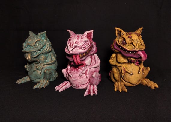 Lovecraft's Tsathoggua Resin Idol Sculpture - Etsy