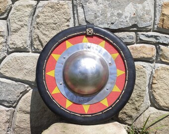 Buckler, Medieval Shield Boss, Wooden Buckler, Little Shield, Medieval knight shield, Weapon Battle shield, HMB shield, Buhurt Shield