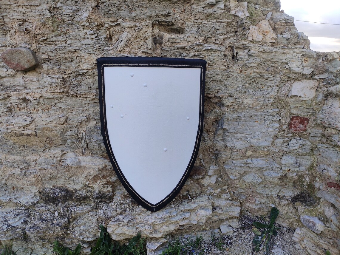 Heater Shield Medieval Knight Shield Weapon Battle Shield Etsy