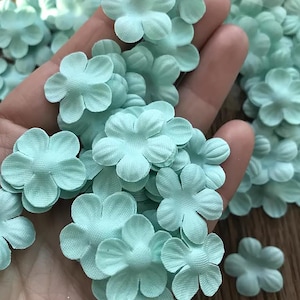 50pce 3d petal bridal lace,multicolor Flower applique, hard cut flower, embellishment, applique homemade handmade wedding flower