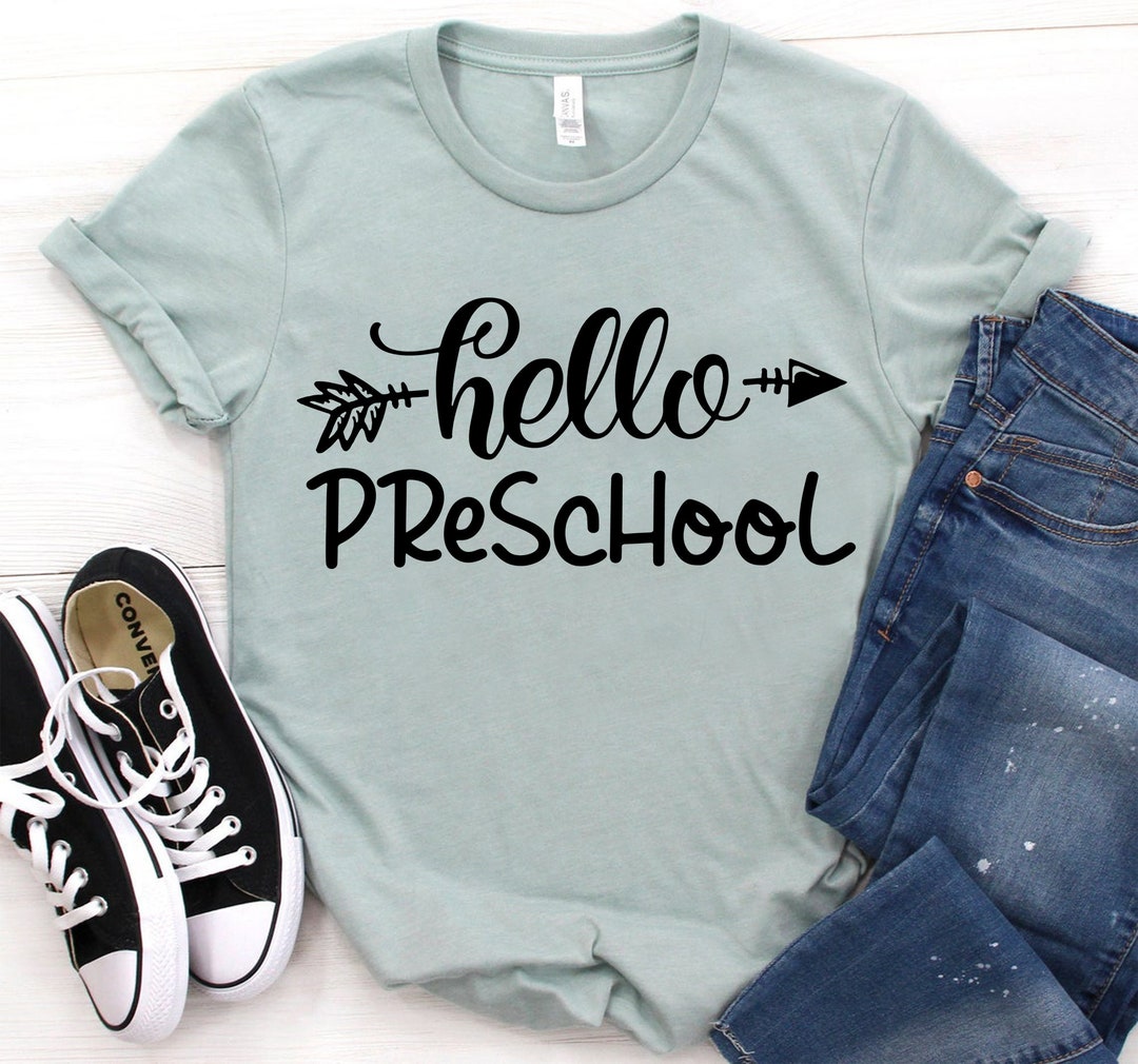 Hello Preschool Svg, Back to school Svg, Happy First Day of School Svg ...