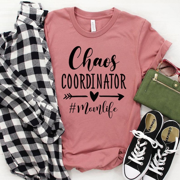 Chaos Coordinator Svg, Mom Funny Svg, Funny Saying Svg, Chaos Mess, Mom Life Shirt, Funny Quote Svg, Svg files for cricut, cut file, Mom svg