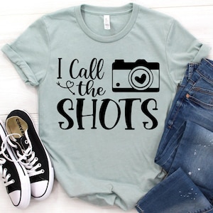 I Call the Shots Svg, Camera Svg, Cute Camera Design, Photography Svg, Funny Shirt Quote, Svg Files for Cricut, Photographer Svg, Svg Design