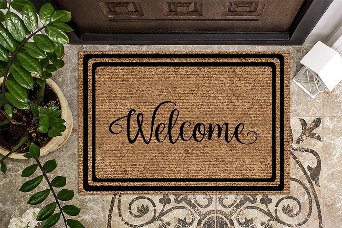 Doormat SVG Blessed Doormat SVG Blessed Door Mat Etsy