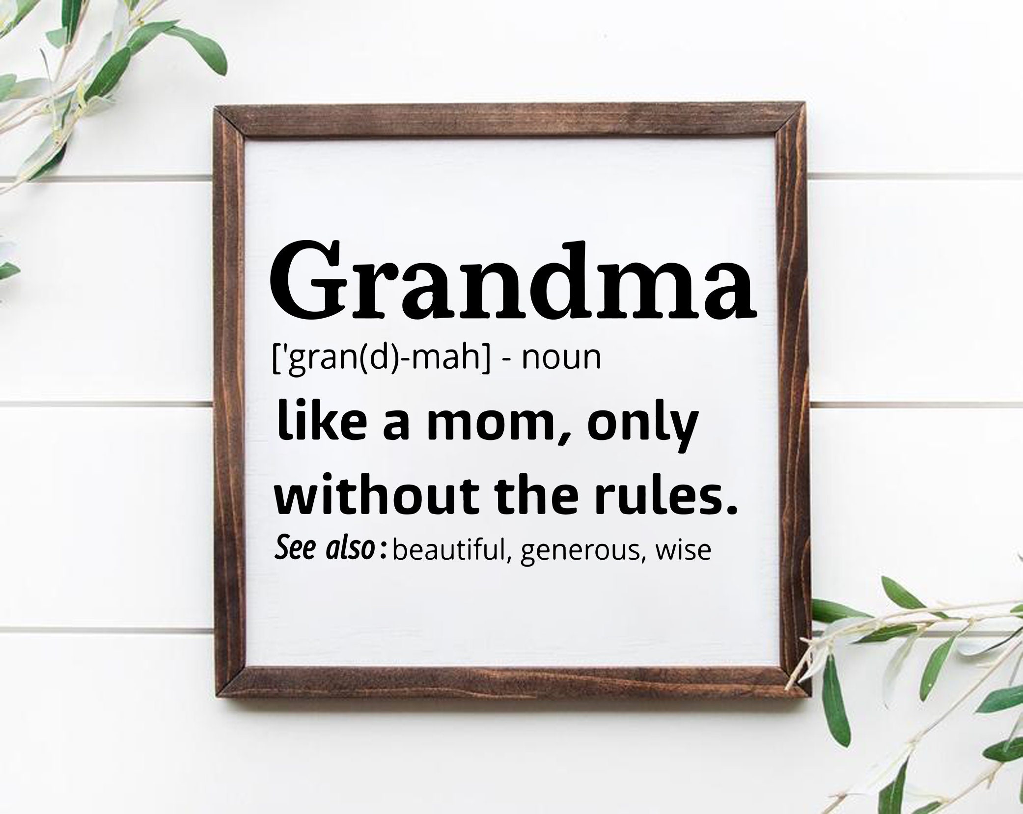 Grandma Definition Svg Grandma Shirt Svg Gift for Grandma Etsy UK