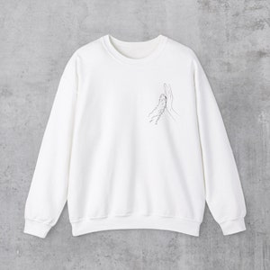 Vet Tech Sweatshirt: Animal Rescue Paw Print Crewneck image 2